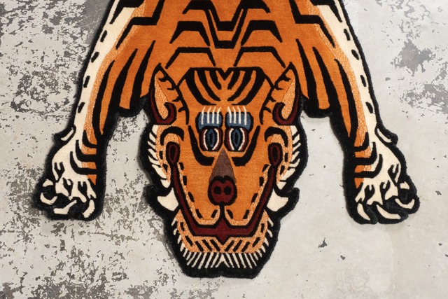 Tibetan Tiger Rug 《Mサイズ•ウール057》チベタンタイガーラグ