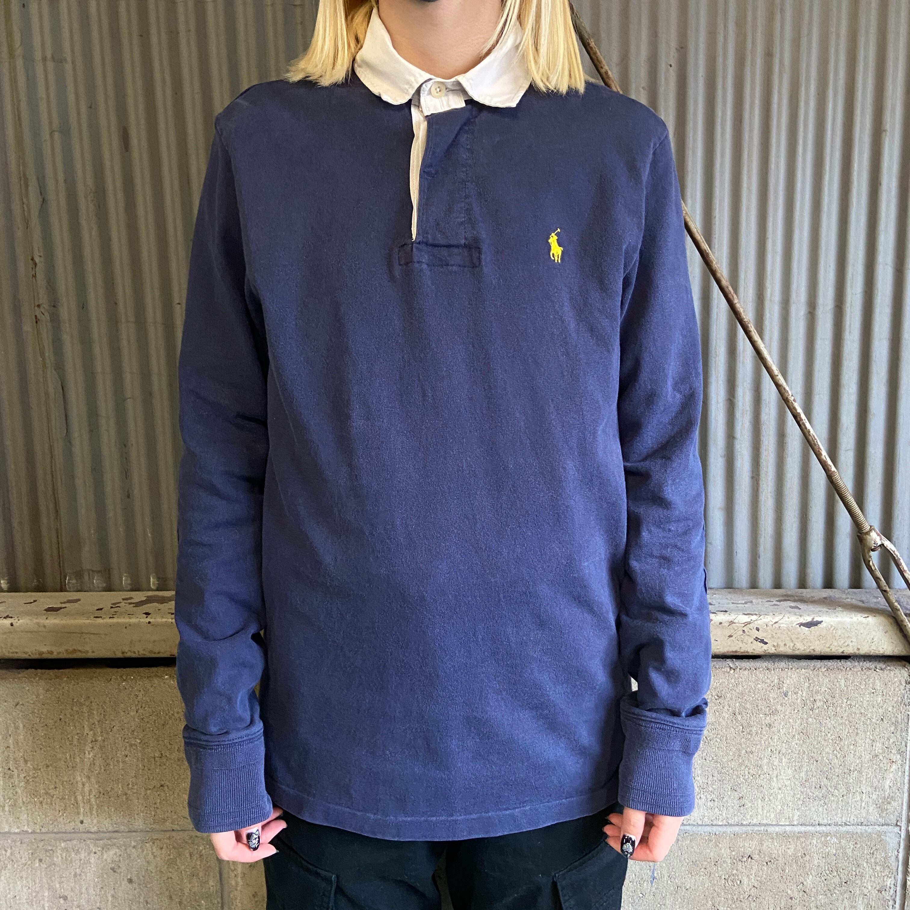 90´s Polo by Ralph Laurenラガーシャツ ブルー-