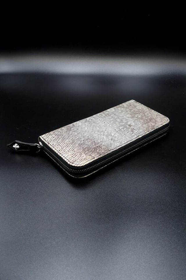 Round Zip Wallet / Lizard