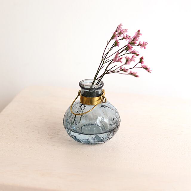 ハンギングフラワーベースb ブルー 一輪挿し インド製ハンドメイド Robin Aso ハンギングフラワーベースb ブルー 一輪挿し インド製ハンドメイド Robin Aso