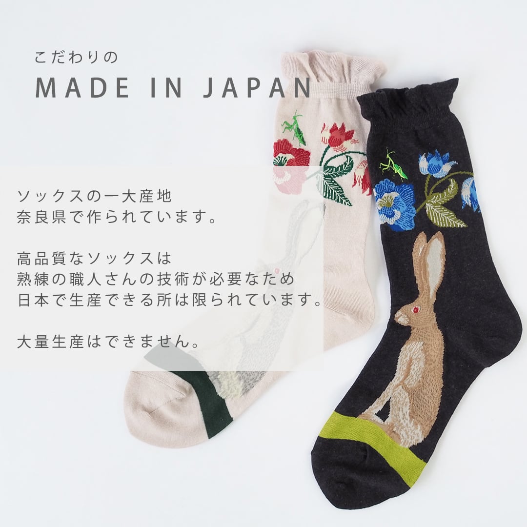 ハイゲージ クルー丈 ソックス 2025AW 1179 andeotte アンデオッテ