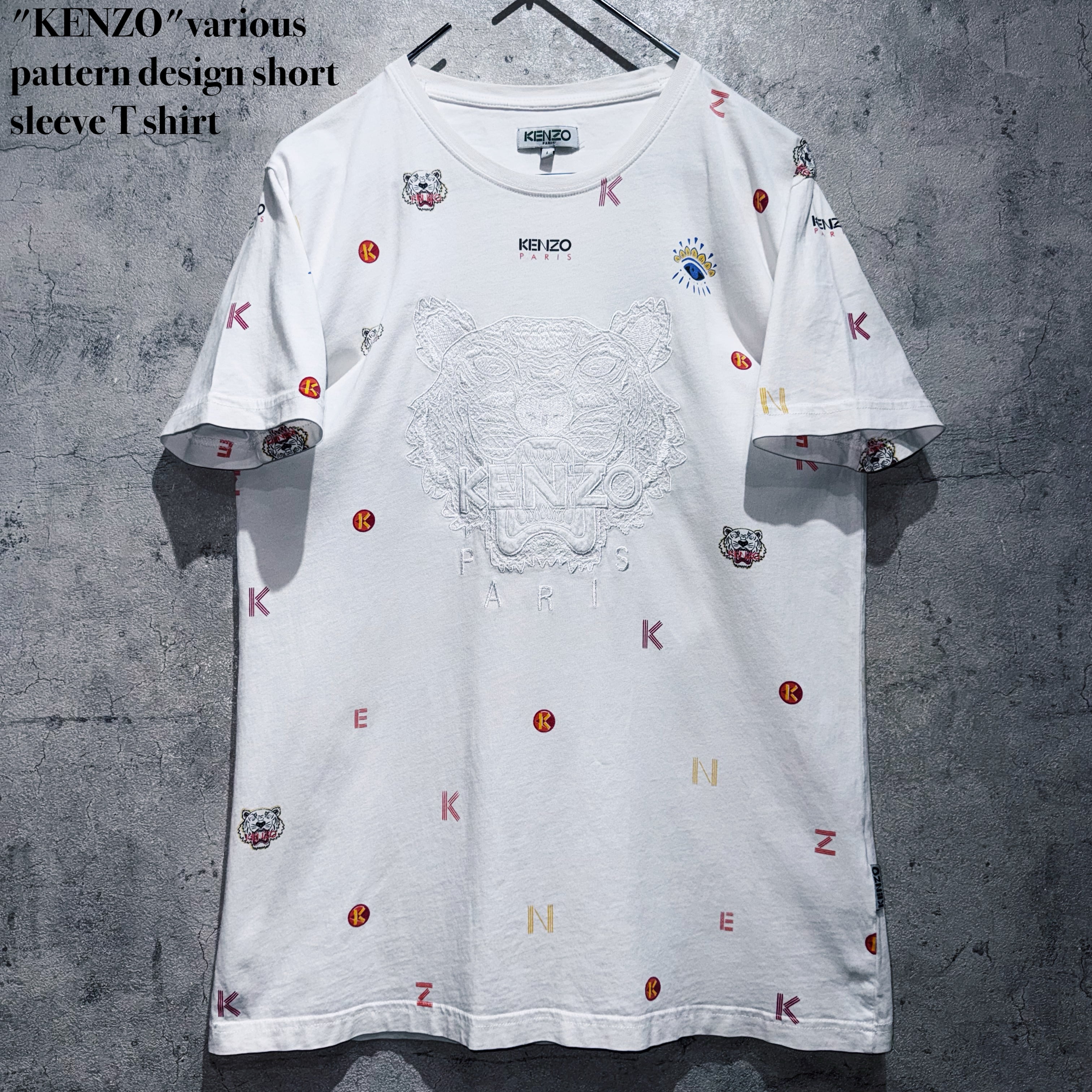 "KENZO"various pattern design short sleeve T shirt