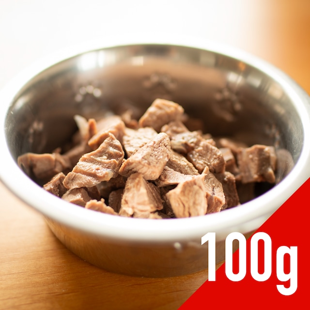 鹿肉ボイルカット 茹で汁なし【100g】