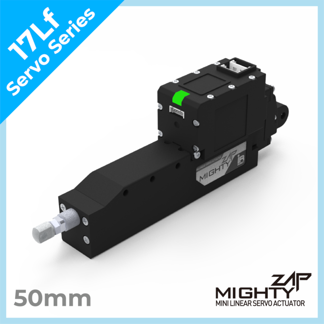 17Lfシリーズ (サーボタイプ) - 50mm stroke | MIGHTY ZAP 17Lfシリーズ (サーボタイプ) - 50mm stroke | MIGHTY ZAP