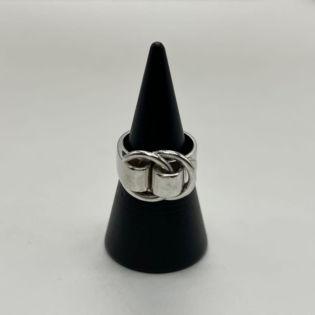 エルメス HERMES ドゥザノー リング 9号 SV ヴィンテージ