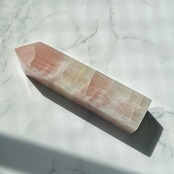 ピンクカルサイトタワー*天然石ポイント*天然石インテリア*置き物*T20