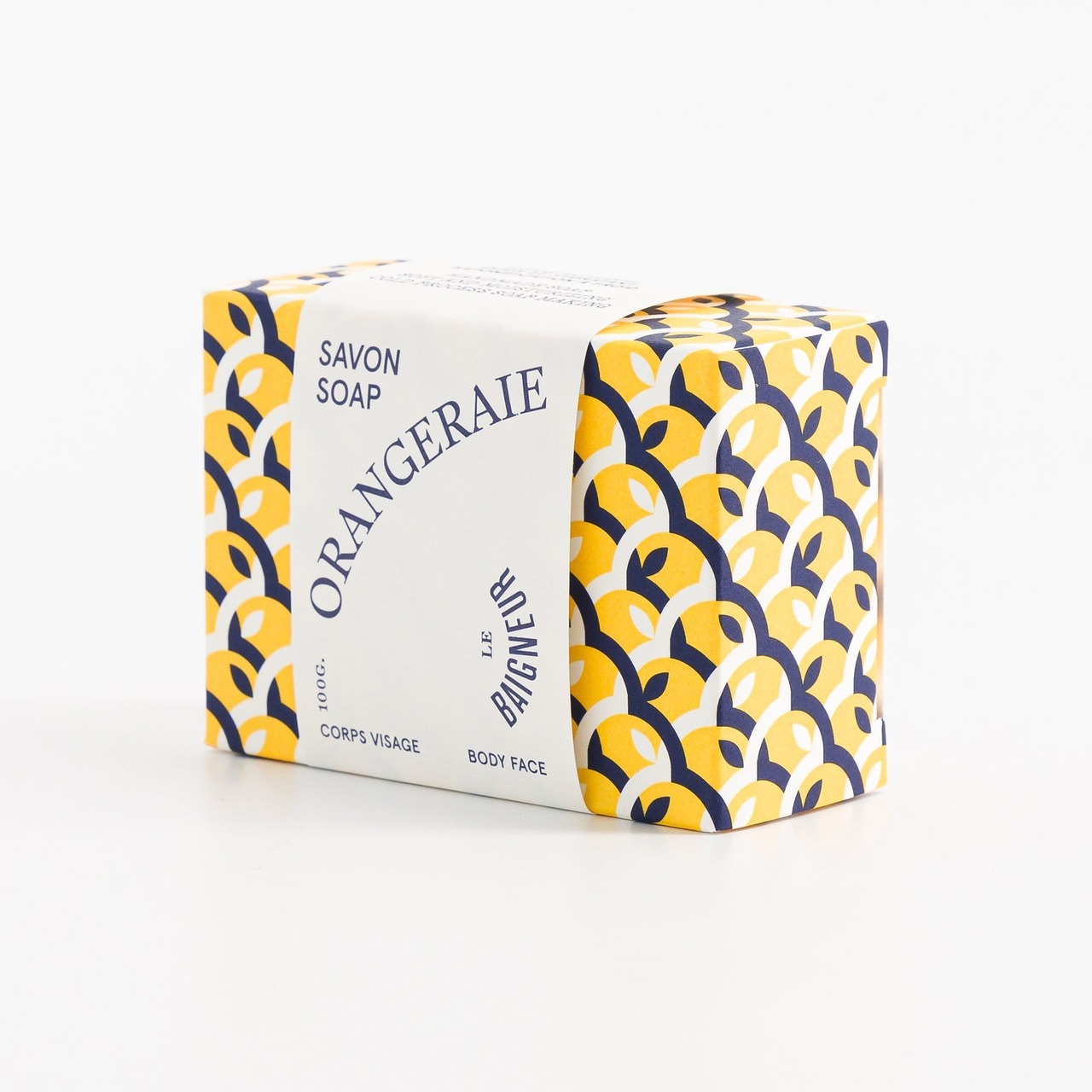 LE BAIGNEUR オーガニックソープバー オランジェレ(オレンジ)