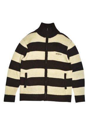 DoReMi Unique Series –  boarder zip knit