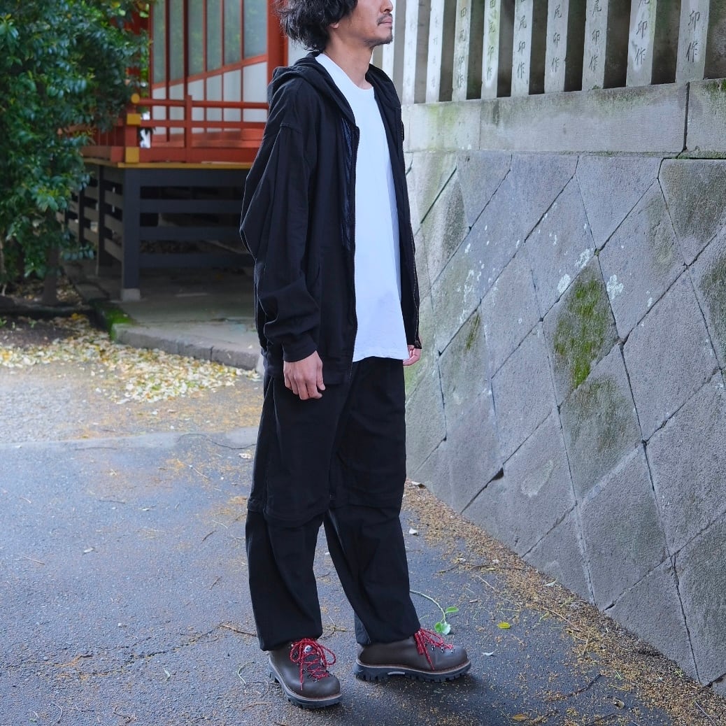 COMOLI(コモリ) /オックスジップパーカー-BLACK-(D01-01024) | Signs