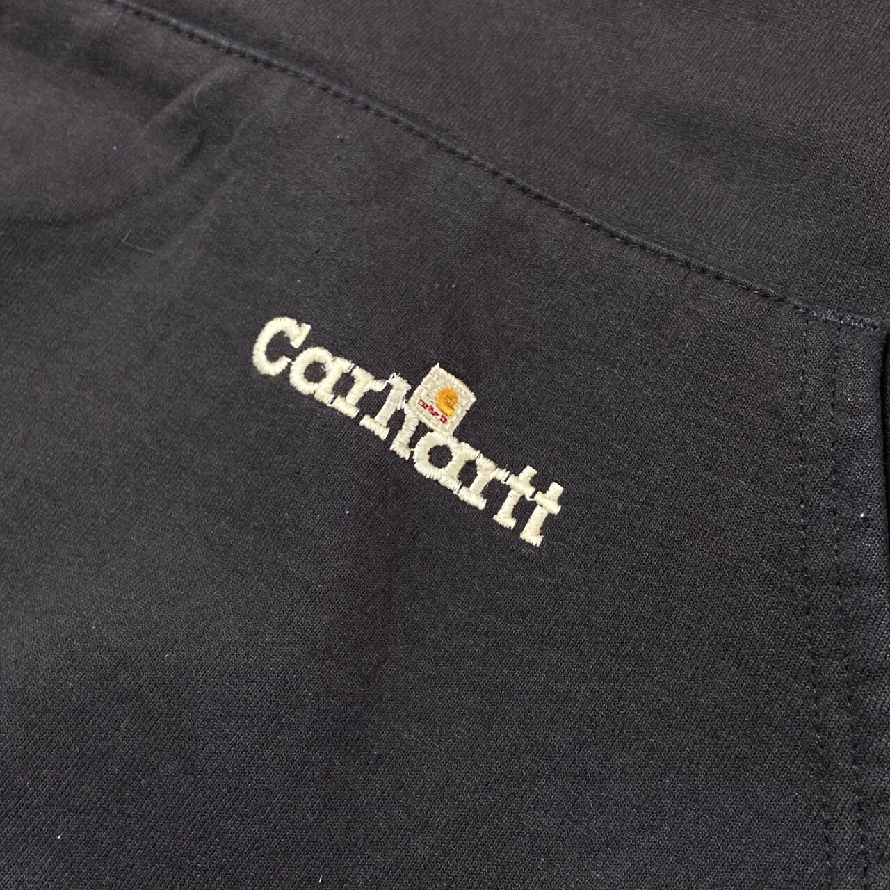 90年代 USA製 Carhartt カーハート ブランドロゴ刺繍 スウェット 