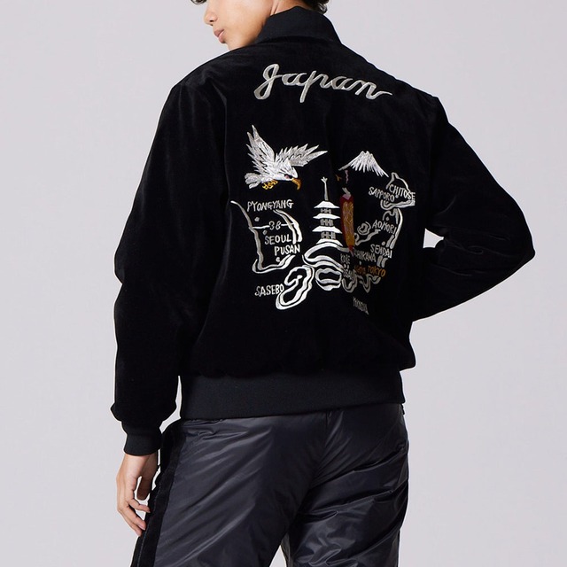 タイオン TAION ジャパンスペシャル リバーシブル スカジャン ダウンジャケット TAION-JK04JS