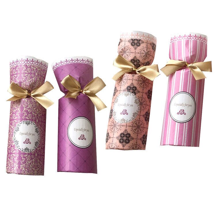 ピンク調パッケージ の チョコクランチ （2本入り）1個 プチギフト 幸せデリバリー（ギフト・結婚式アイテム・手芸用品の通販）