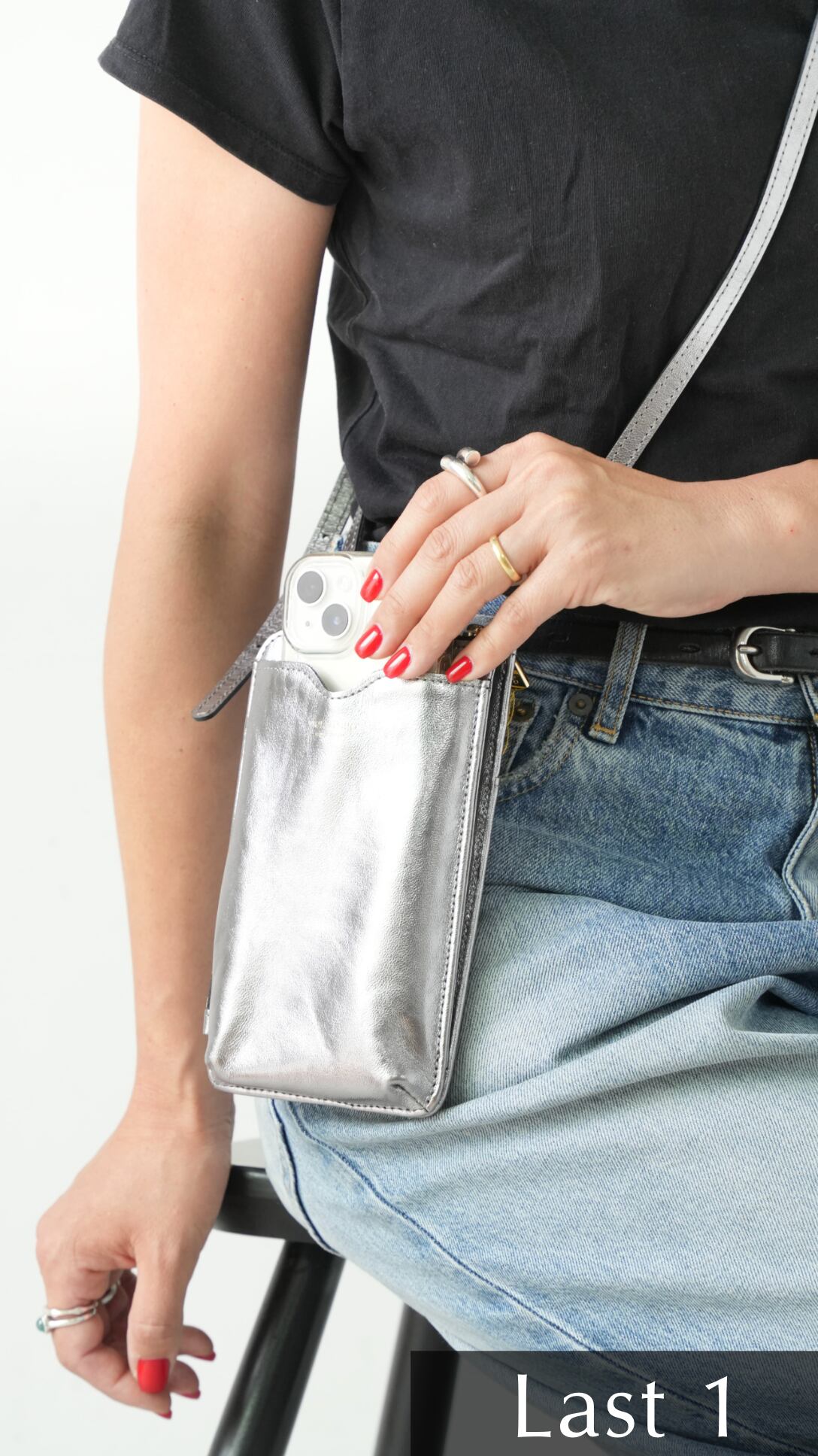 Smartphone Pochette Bag (Silver)