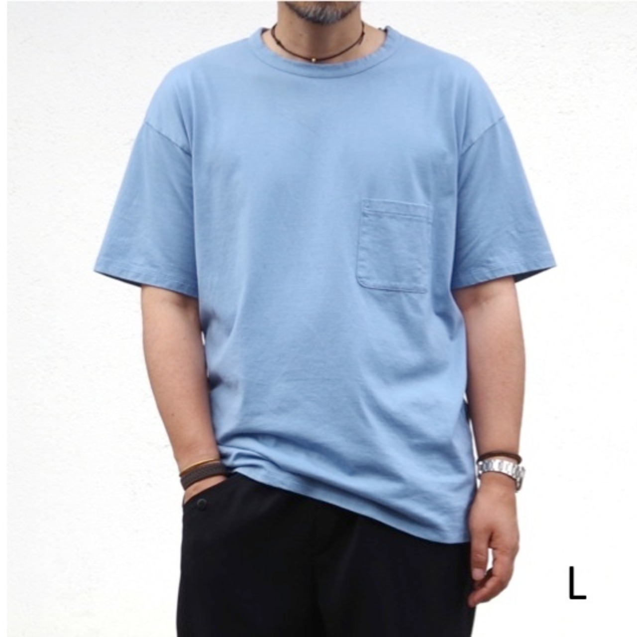 one f P-Tee  STEEL BLUE 