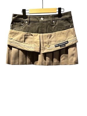 【25AW】ADSB Andersson Bell アンダーソンベル / INSIDE OUT PLEATS SKIRT / ミニスカート