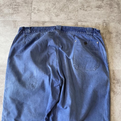 50-60s メタルボタン フレンチワーク Metis ブルー パンツ W38 詳細写真12