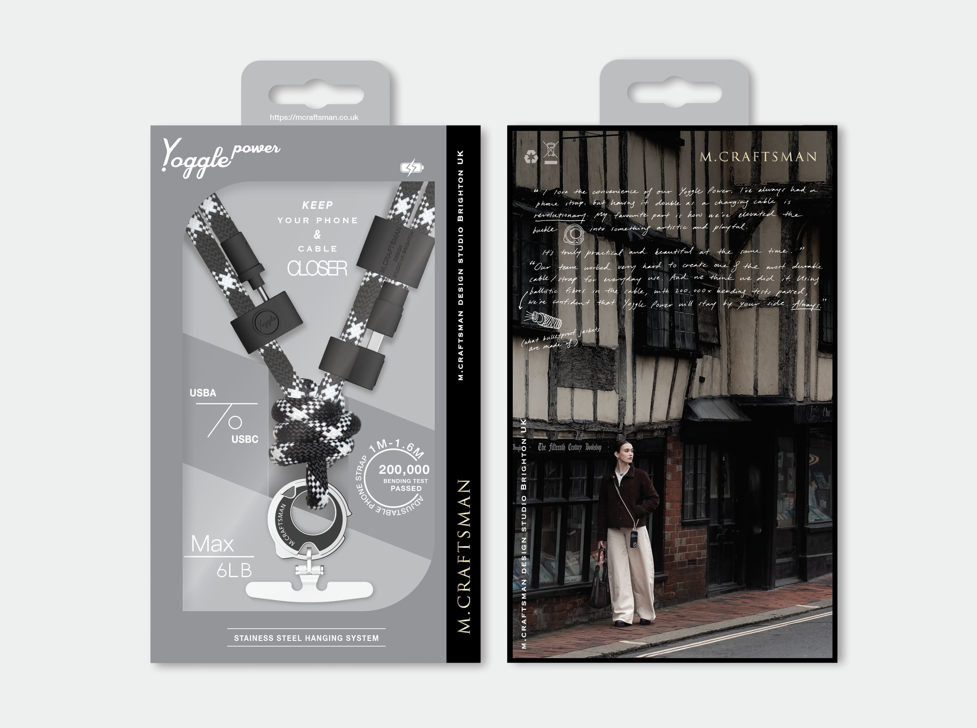 Yoggle Power Circle - 全6色（USB-A to Type-C） | M.Craftsman JP