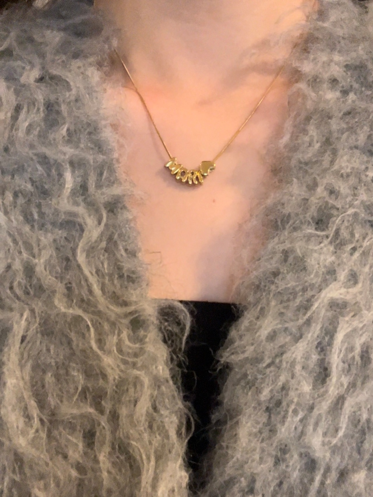 【受注】bubble initial necklace