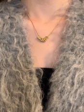 【受注】bubble initial necklace