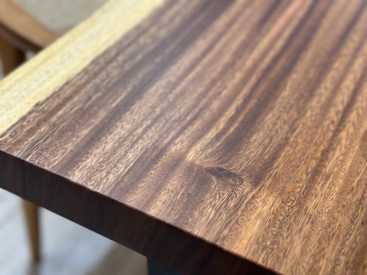 モンキーポッド_1500×500×50_横浜元町店_テーブル天板/一枚板 252532-1