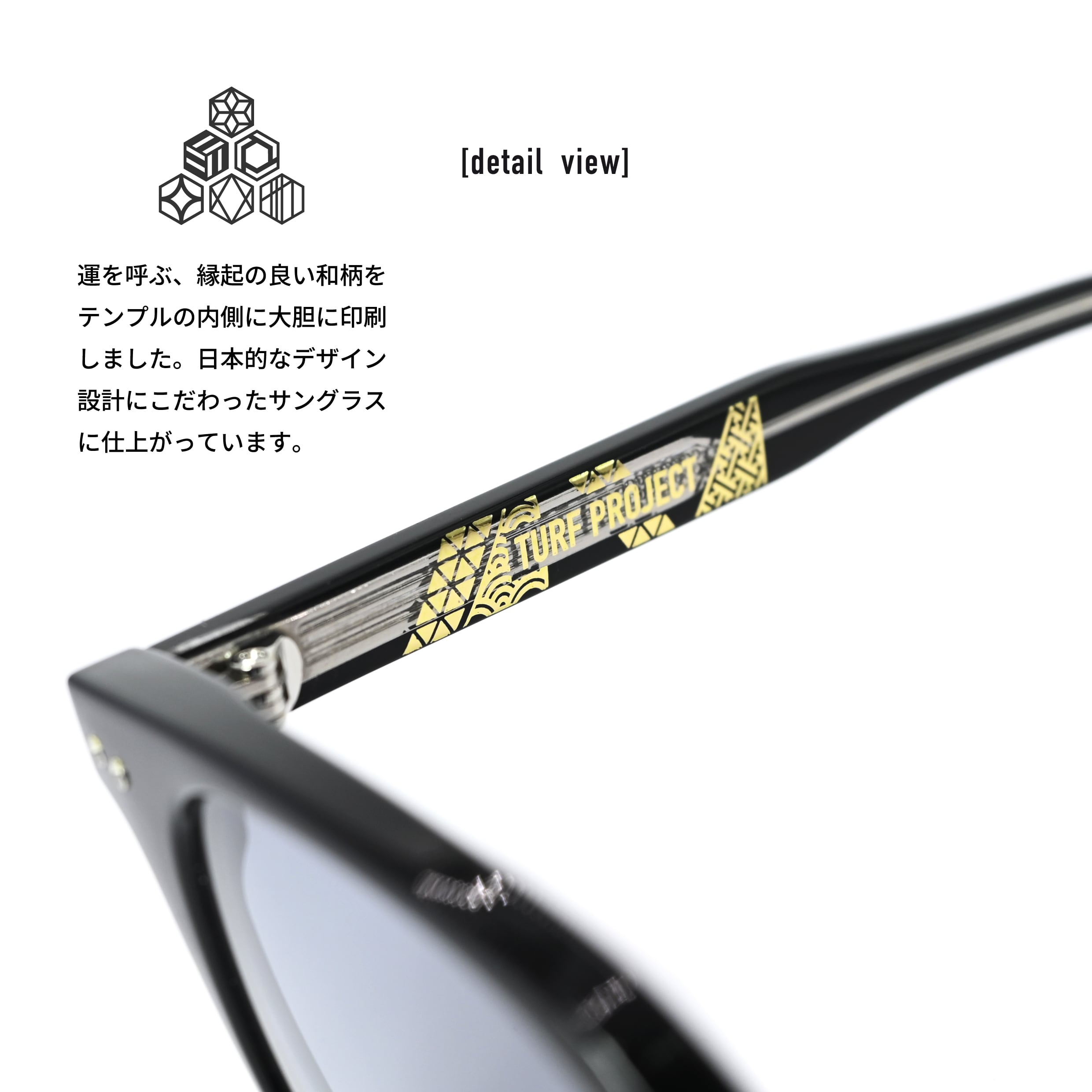 TURF PROJECT 日本製偏光レンズ搭載サングラス［人気のボスリントン
