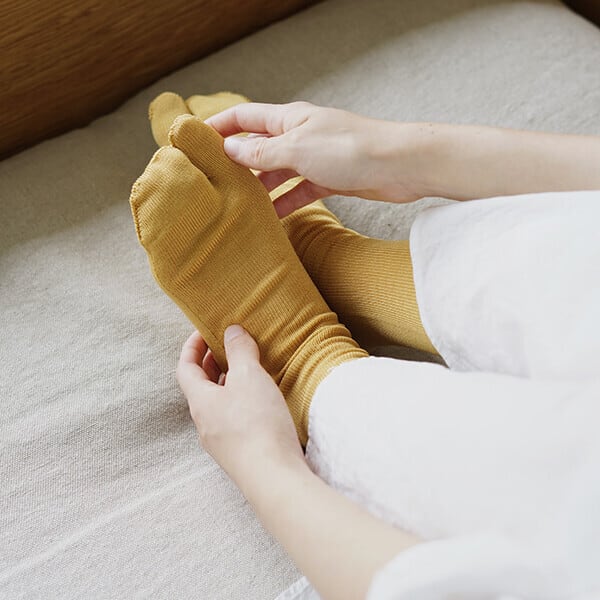 エジプトコットンタビソックス 23-25cm/memeri ( メメリ )