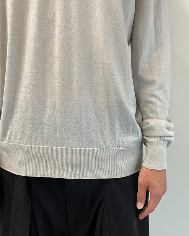 【GIORGIO ARMANI】v-neck long sleeve knit