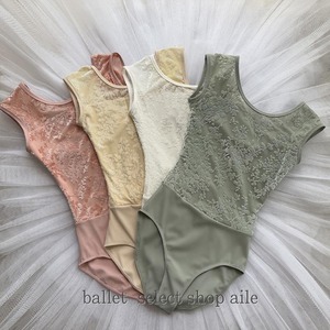 ハイミディアムクロスレースレオタード3色展開 A0071