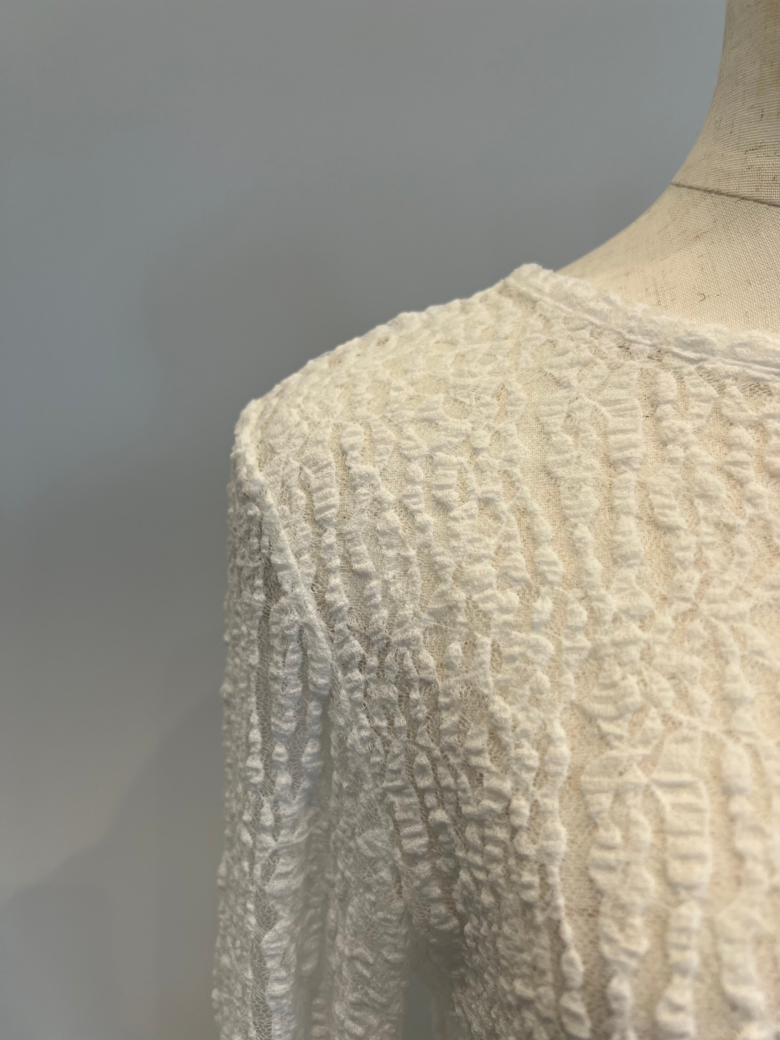 【SELECT】ストレッチレースプルオーバー 15-0702