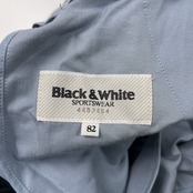 Black&White ブラックアンドホワイト チェック柄 ツータック スラックスパンツ 82 /メンズ/ゴルフ/日本製