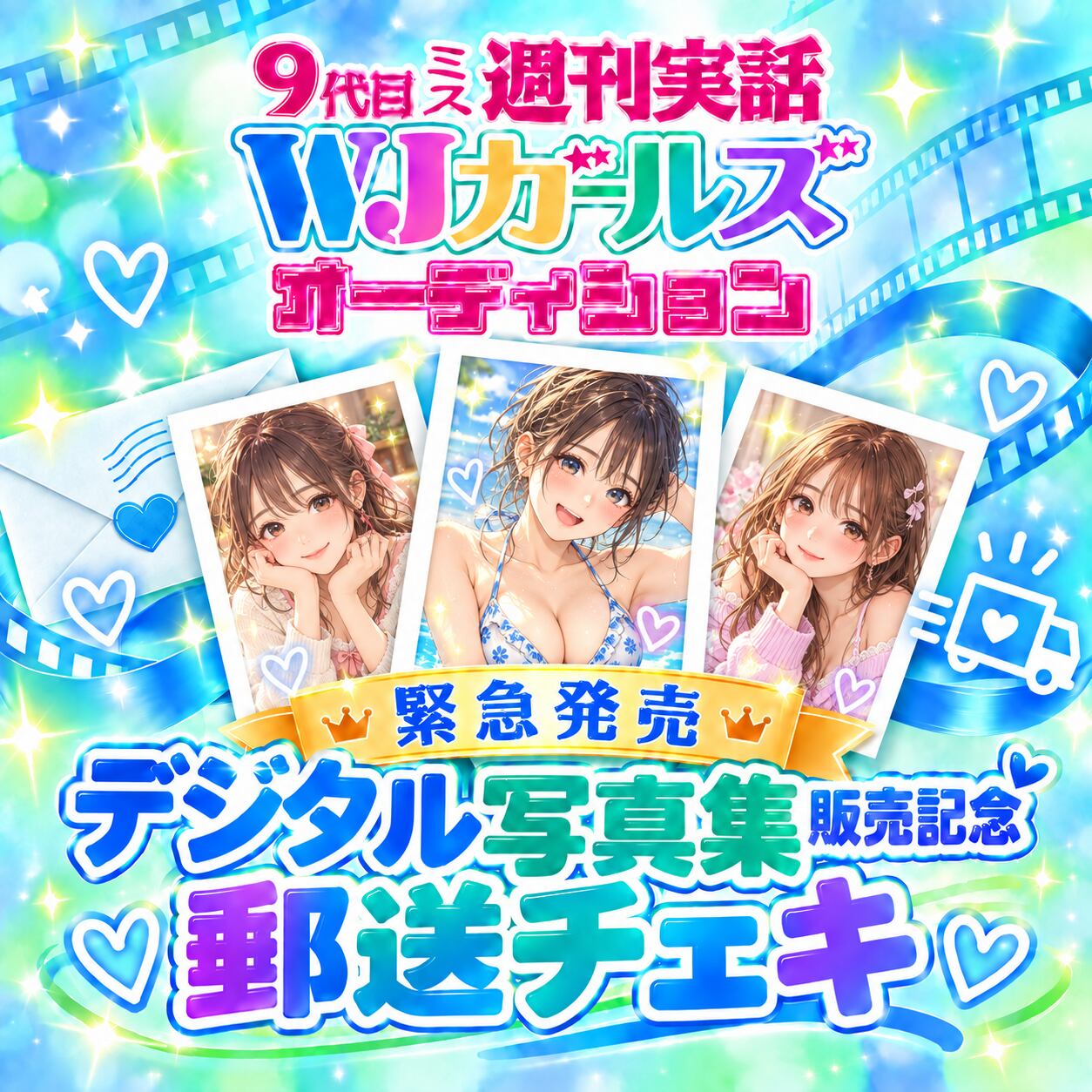 【上瀬ももな】写真集発売記念|メモリアル郵送チェキ