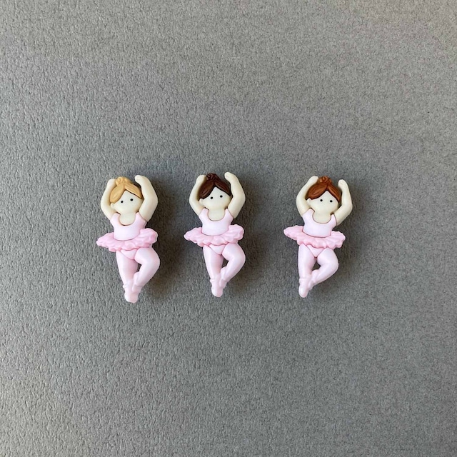 JJボタン バレリーナのボタンパック（3p）