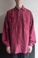 ユーロ PURE SILK ウォッシャブルシルク L/Sシャツ 266B