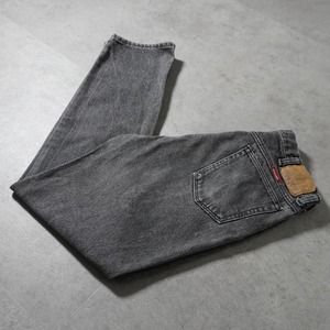 90s Wrangler Yarn-Dyed black denim "made in USA" [W32L30.5相当] 古着