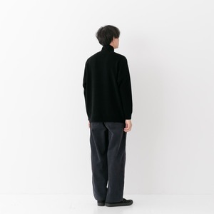 リネン RINEN 2/15ウール天竺編み タートルネック(R17581)全2色