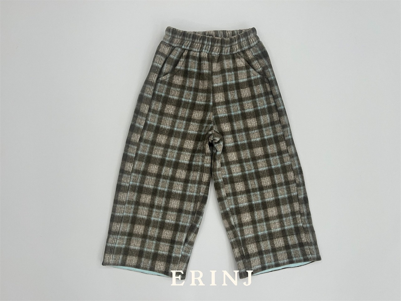 ERIN J［取寄］check warm pants 26winter