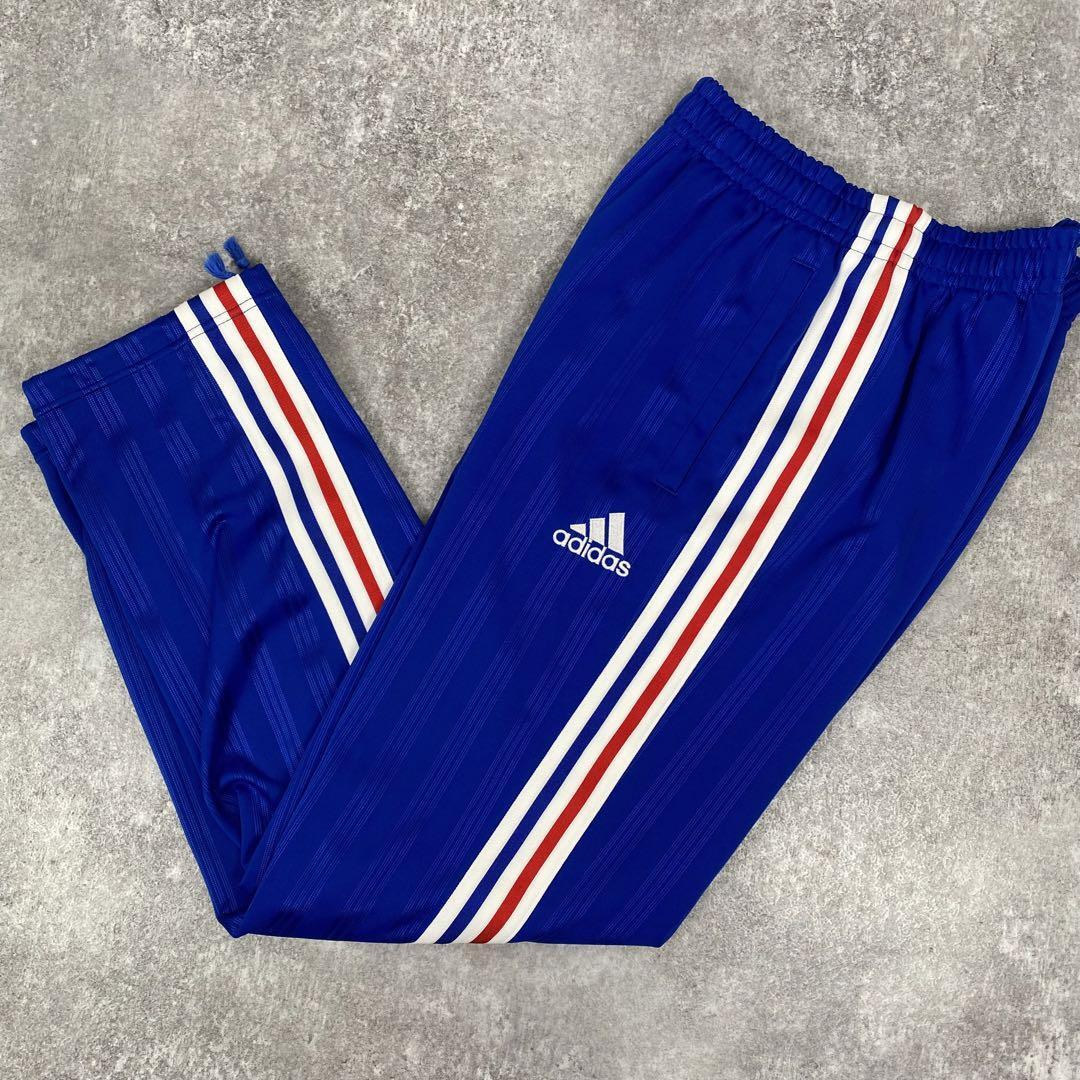 adidas ジャージ　ラインパンツ　グリーン　Mサイズ　美品　レトロ