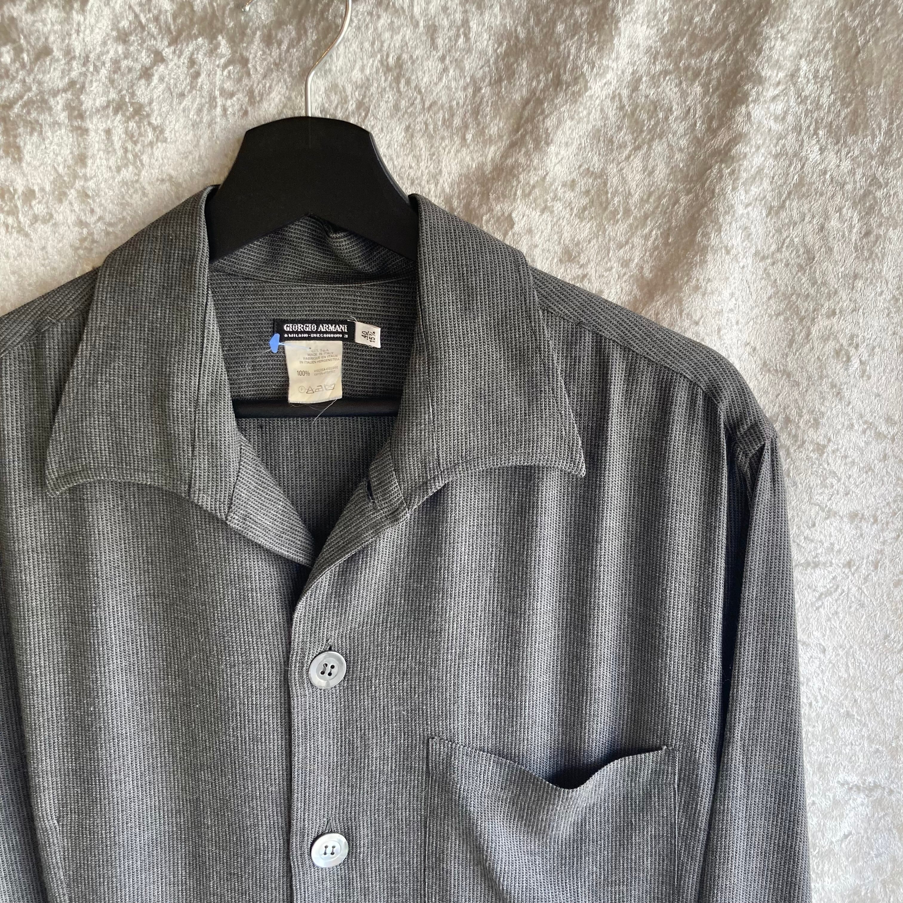 80s GIORGIO ARMANI / rayon shirts | Pay ID