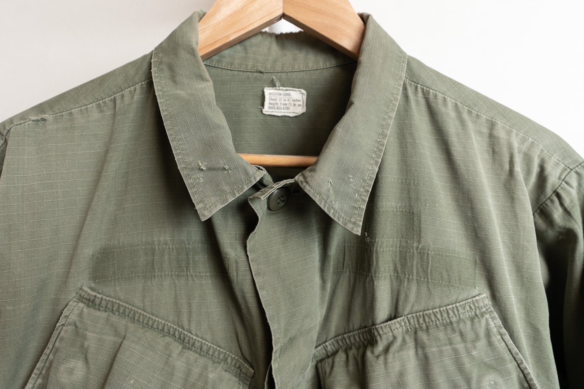 U.S.Army 60's Jungle Fatigue Jacket 4th OG-107 