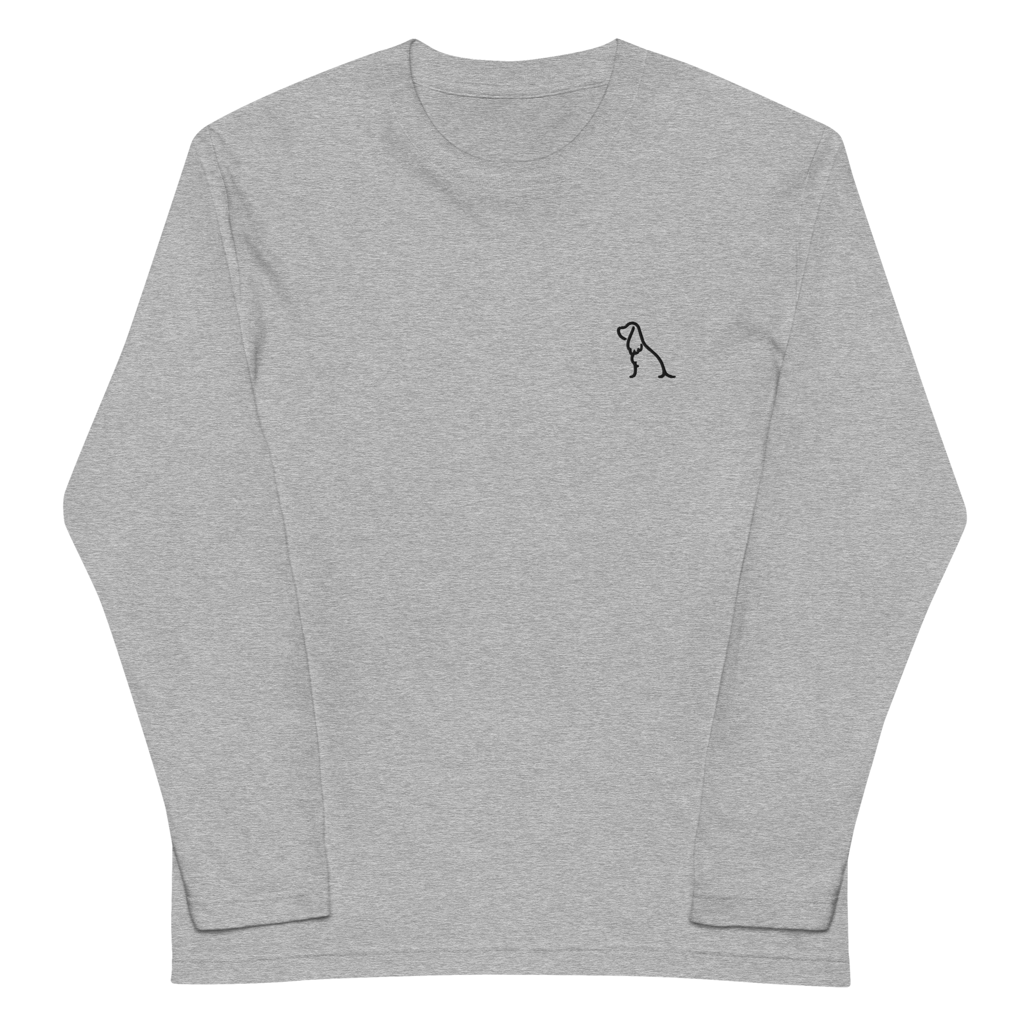 CAVIERA Cavalier Silhouette Embroidery Long Sleeve Tee 0111