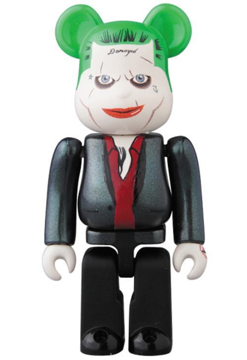 メディコム ベアブリック BE@RBRICK 100% [シリーズ 32] VILLAIN スーサイドスクワッド ジョーカー 内袋未開封 カード有り 箱無し ４号店商品