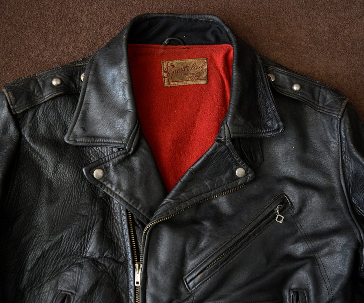 40s Sport clad ヴィンテージレザージャケット 40s SPORTCLAD HORSEHIDE RIDERS 40 | SECOND TIME GLORY