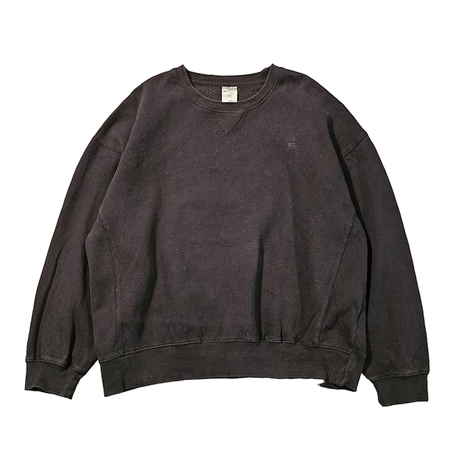 RUSSEL ONE POINT EMBROIDERED SWEATSHIRT【DW909】