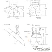 Vsb-0024 Loui brown bear set