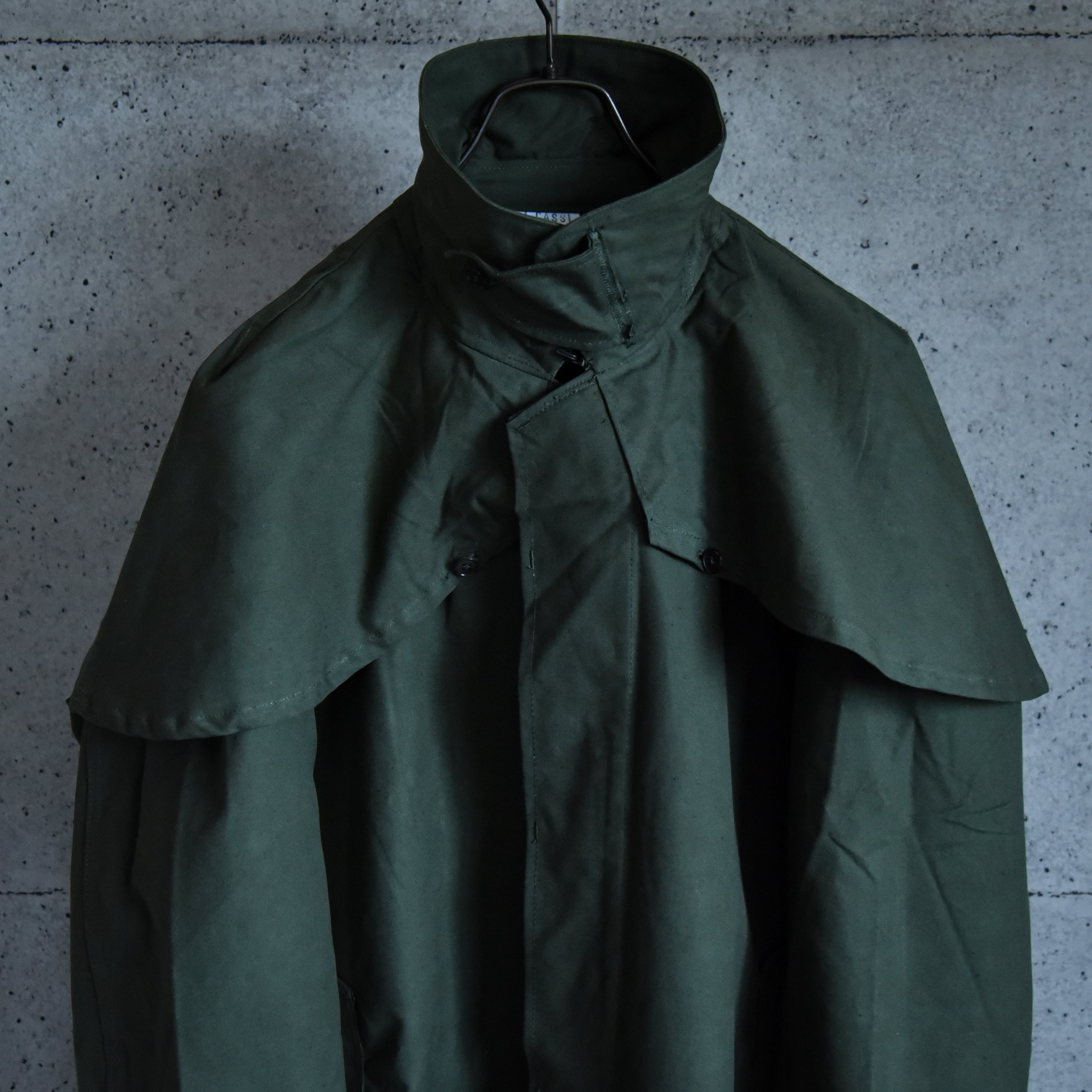 French military dead stock cape coat