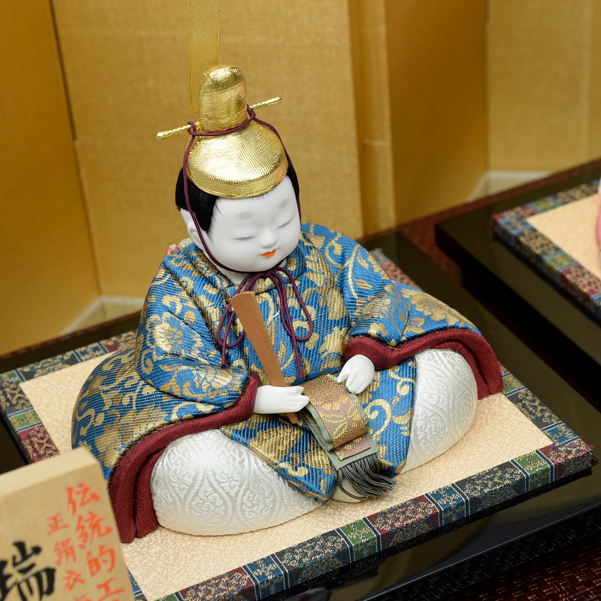 雛人形 木目込人形 親王飾り【瑞宝雛】柿沼東光｜モダン｜おしゃれ