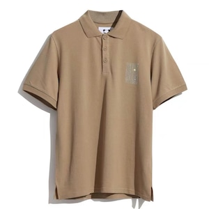 送料無料 【HIPANDA ハイパンダ】メンズ ラインストーン ポロシャツ MEN'S RHINESTONE POLO SHIRT / BEIGE