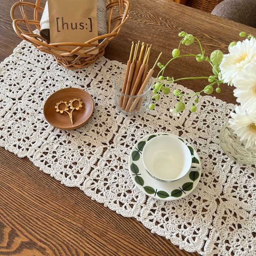 モチーフつなぎのインテリアマット｜uzu. さんコラボキット | ［hus