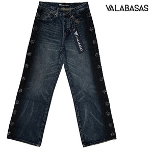 VALABASAS「"Sumi" Baggy Pants Dk.Blu×Blk」