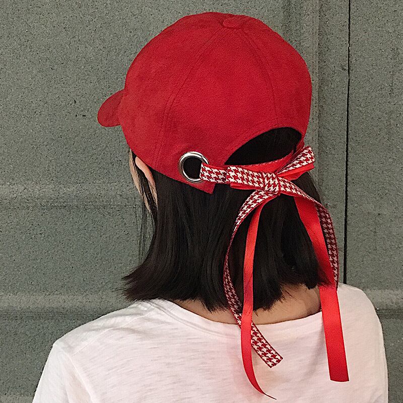 パーソナリティストリーマー野球帽のバージョン女性の夏の通り野生の湾曲したつばのキャップ男性カジュアル学生日よけ帽 ブラック・アイド・ピーズ42388678593